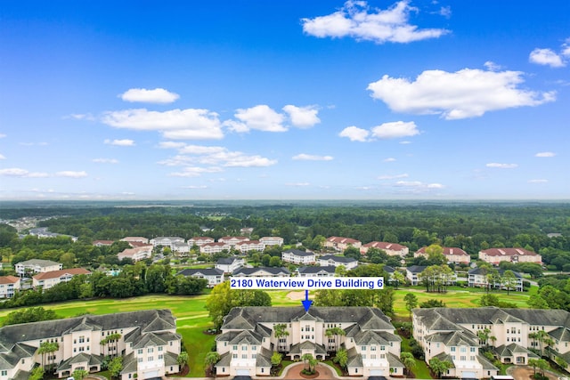 2180 Waterview Dr Unit 634, North Myrtle Beach, SC 29582 - drone / aerial view with a wooded view