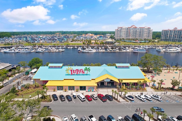 2180 Waterview Dr Unit 634, North Myrtle Beach, SC 29582 - birds eye view of property featuring a water view