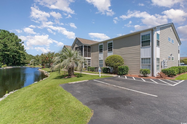 view of property featuring a water view