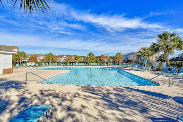 5801 Oyster Catcher Dr Unit 434, North Myrtle Beach, SC 29582 - community pool featuring a patio