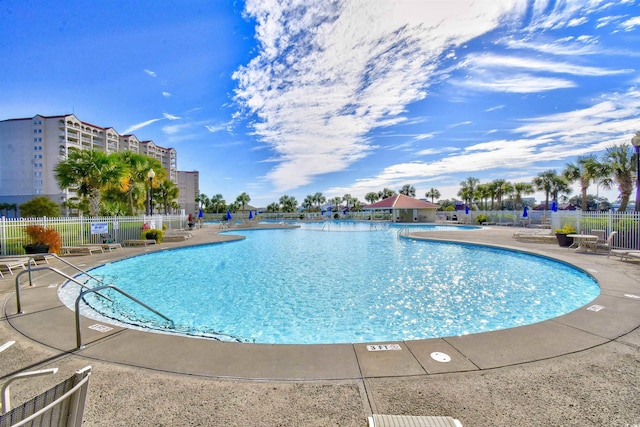 view of pool