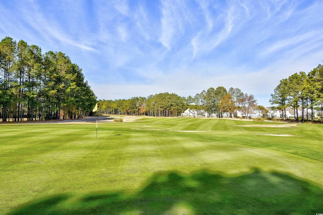 5801 Oyster Catcher Dr Unit 434, North Myrtle Beach, SC 29582 - view of community with golf course view, a yard, and view of scattered trees