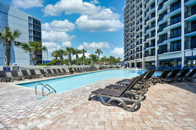 view of pool