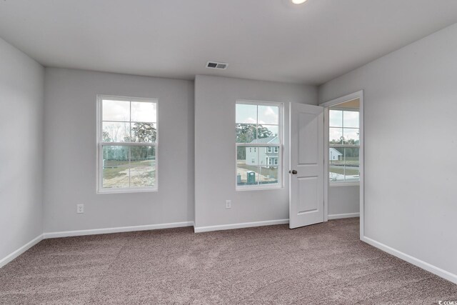 carpeted living room with a wealth of natural light