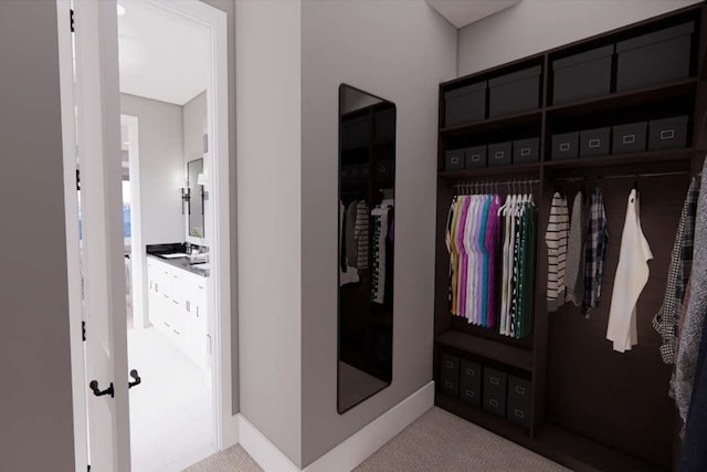 view of closet