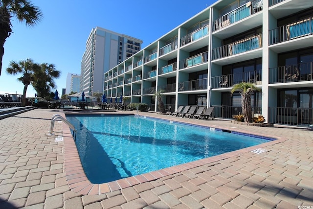 view of pool