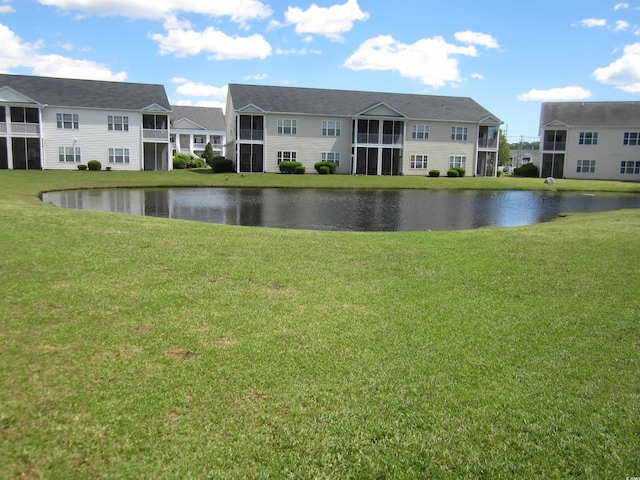 view of water feature