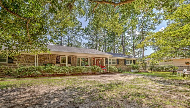 view of ranch-style home