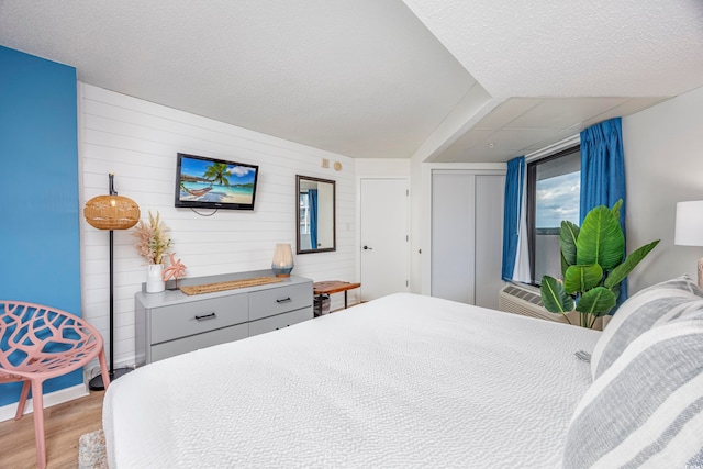 bedroom featuring light wood-type flooring