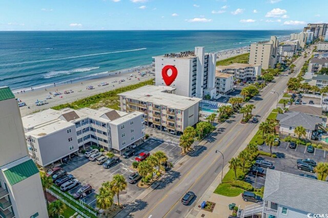 4305 S Ocean Blvd Unit 106, North Myrtle Beach, SC 29582 - bird's eye view of unending shoreline