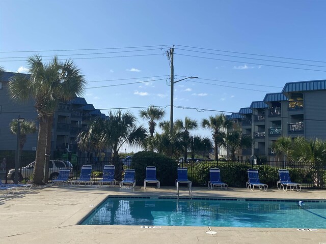 6001 N Ocean Blvd Unit 242, North Myrtle Beach, SC 29582 - view of pool featuring a patio area