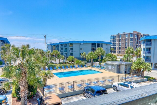 6001 N Ocean Blvd Unit 242, North Myrtle Beach, SC 29582 - view of swimming pool featuring a patio area