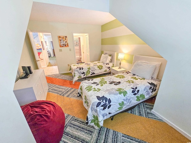 bedroom featuring carpet flooring