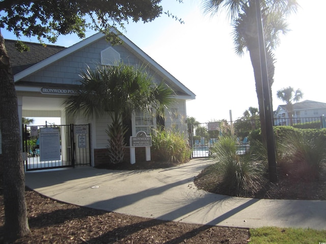 view of home's exterior