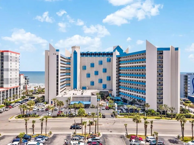 7100 Ocean Blvd N Unit 925, Myrtle Beach, SC 29572 - view of property featuring a water view and a city view