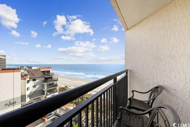 7100 Ocean Blvd N Unit 925, Myrtle Beach, SC 29572 - balcony featuring a water view