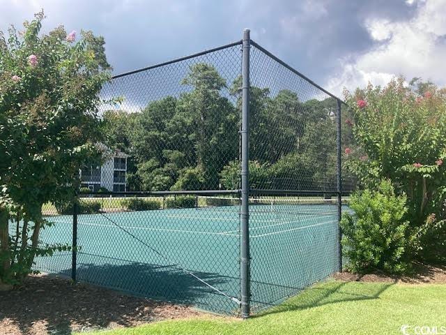 view of tennis court