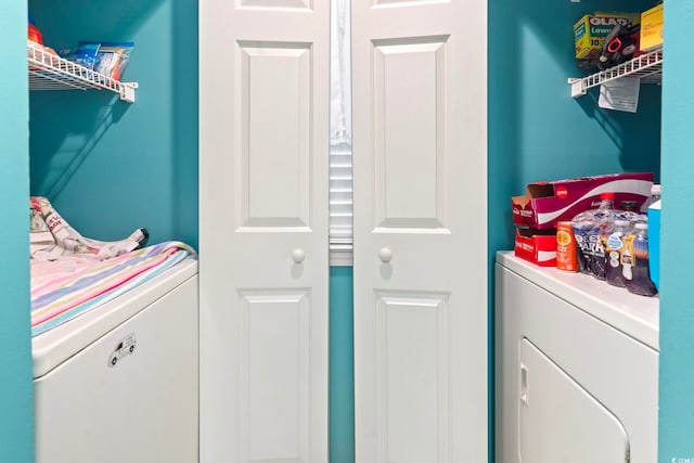 view of laundry room