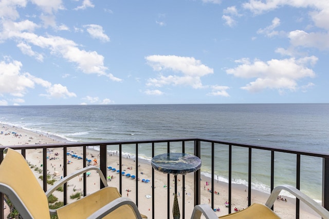 1605 S Ocean Blvd Unit 1104, Myrtle Beach, SC 29577 - water view with local beach