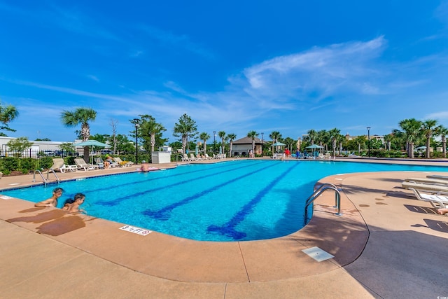1348 Peterson St, Myrtle Beach, SC 29577 - community pool with a patio