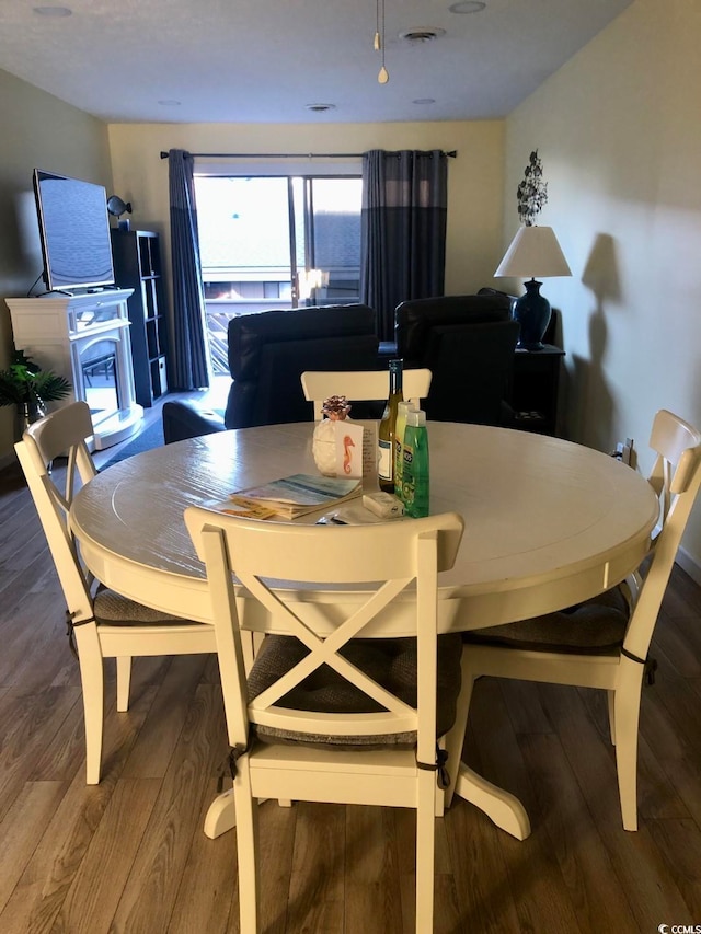 dining room featuring hardwood / wood-style floors