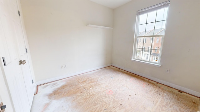 unfurnished room with a wealth of natural light