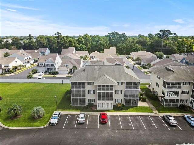 bird's eye view featuring a residential view