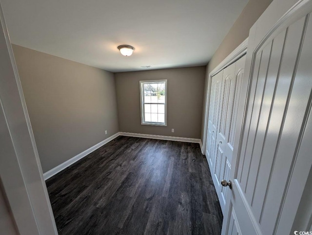 TBD1 Mineral Springs Rd, Conway, SC 29527 - unfurnished bedroom featuring dark wood-style flooring and baseboards