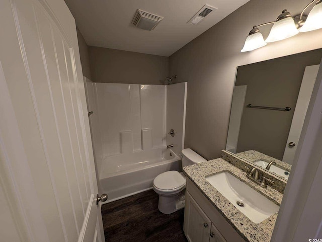 TBD1 Mineral Springs Rd, Conway, SC 29527 - full bath featuring wood finished floors, vanity, toilet, and  shower combination