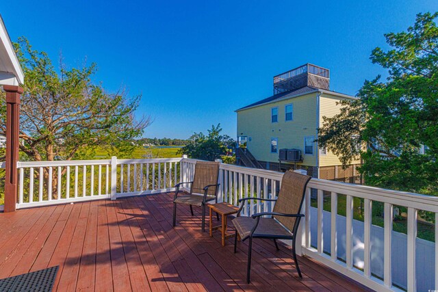 view of patio / terrace with a fenced in pool