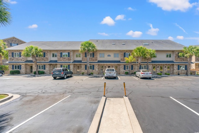 view of car parking