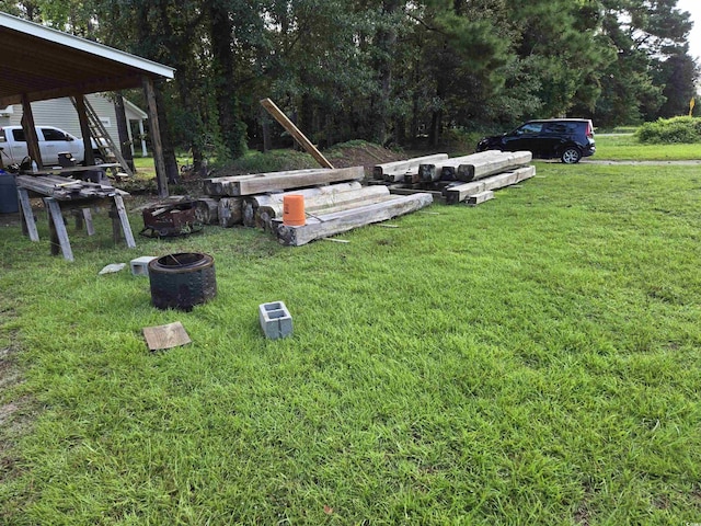 view of yard