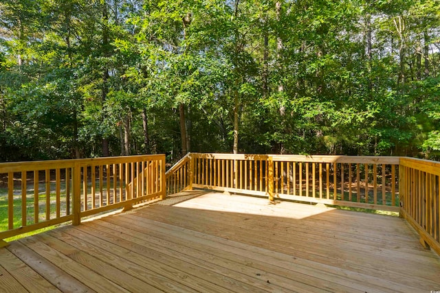 view of deck