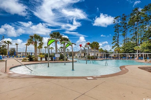 view of pool