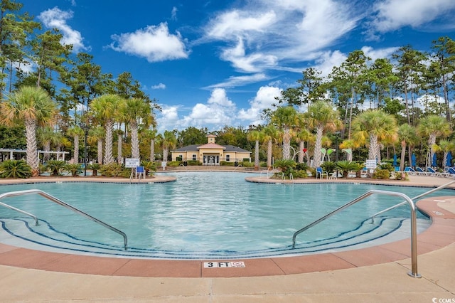 view of pool