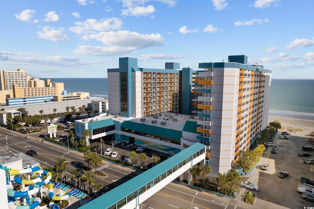 city view with a view of the beach and a water view