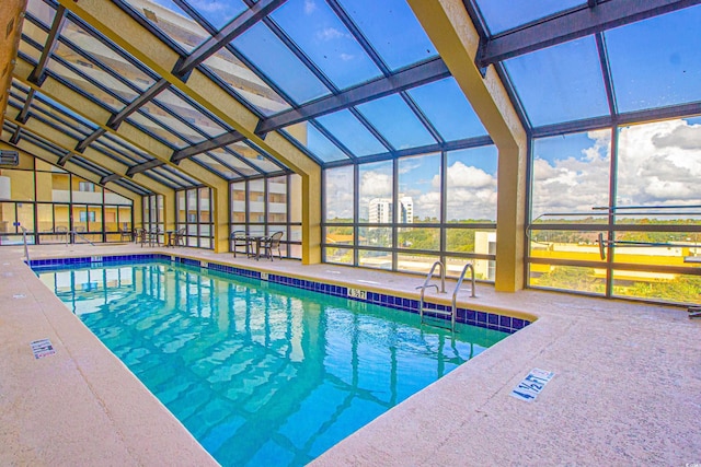 6900 N Ocean Blvd Unit 812, Myrtle Beach, SC 29572 - indoor pool featuring a patio
