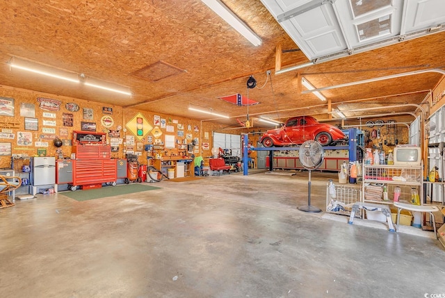 3747 Bakers Chapel Rd, Aynor, SC 29511 - garage with a workshop area