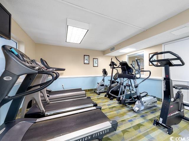 view of exercise room