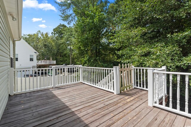 view of deck