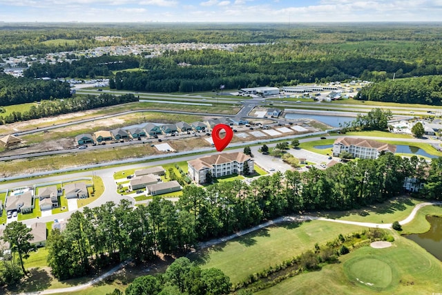 124 S Shore Blvd Unit 303, Longs, SC 29568 - aerial view of property and surrounding area with a nearby body of water and a heavily wooded area