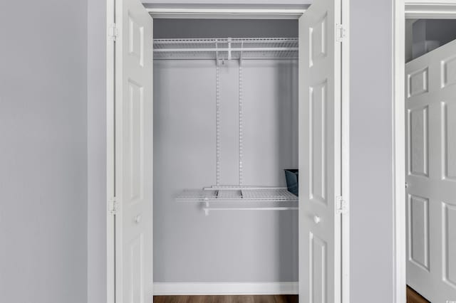 view of closet