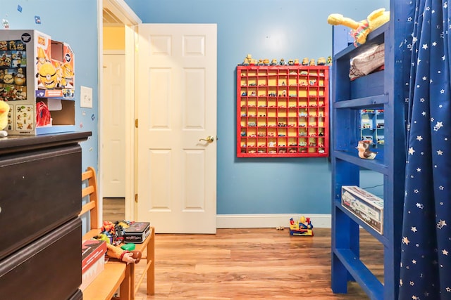 interior space featuring hardwood / wood-style flooring