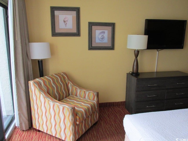 bedroom featuring carpet floors