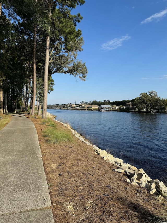 property view of water