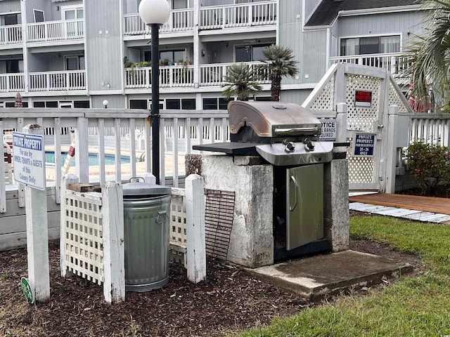 view of community with a swimming pool