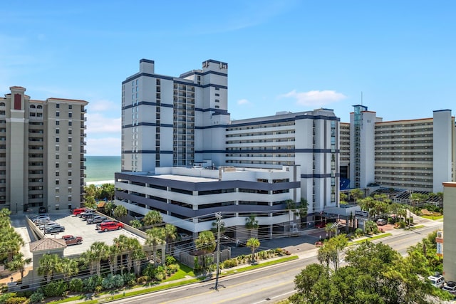 5308 N Ocean Blvd Unit 715, Myrtle Beach, SC 29577 - view of property featuring a water view and a view of city