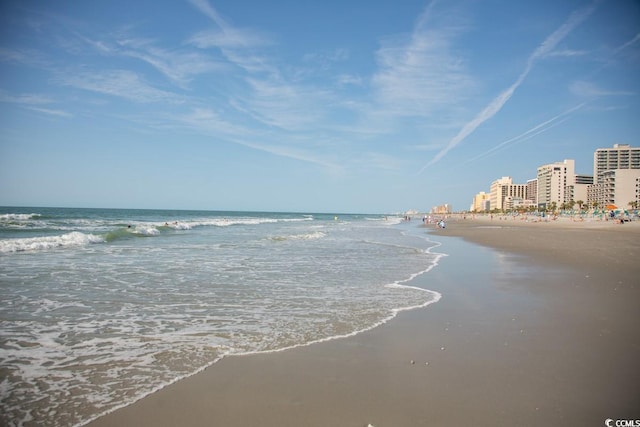 water view with a beach view