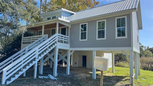 view of rear view of property