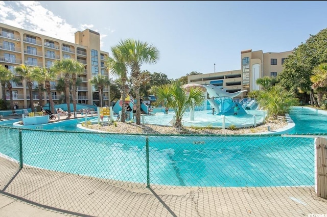 view of pool